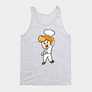 chef cartoon character  drawing Tank Top